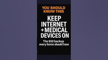 Keep Internet + Medical Devices Running During a Power Outage #sustainablesolutions #tipsandtricks