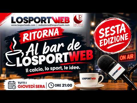 "Al bar de LoSportWeb" 3° puntata del 22 Ottobre 2026 con il Direttore Sportivo Vittorio Strianese