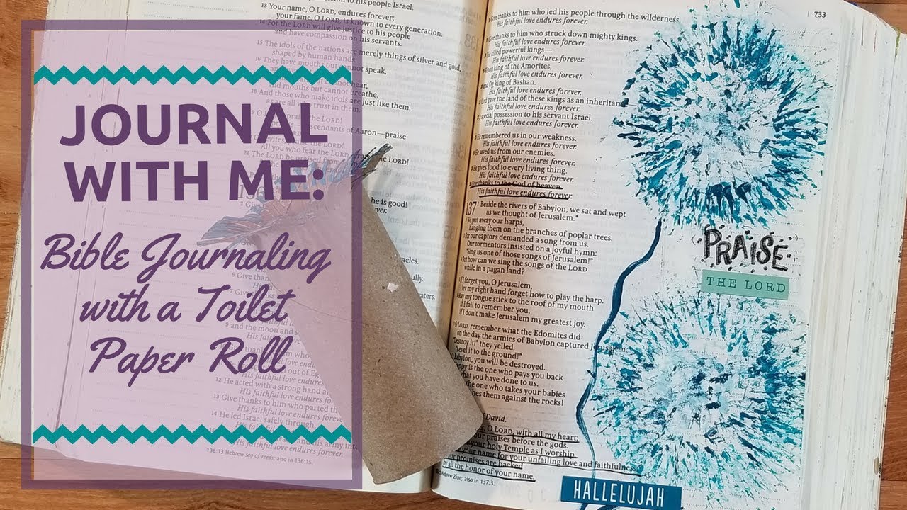 bible journaling with a