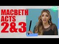 Macbeth acts 2  3  gcse revision guide  aqa