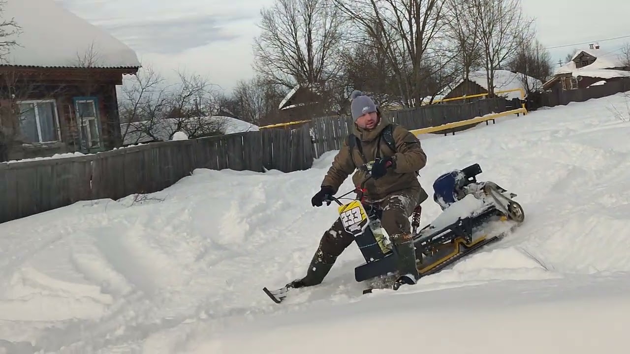 Снегоход Ларвен редукторный