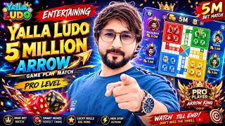 Entertaining yalla ludo 5 million arrow game play match | yalla ludo  pro level 5m arrow match  screenshot 3