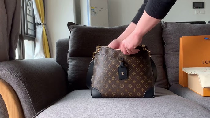 LOUIS VUITTON Monogram Odeon MM Black 1300204