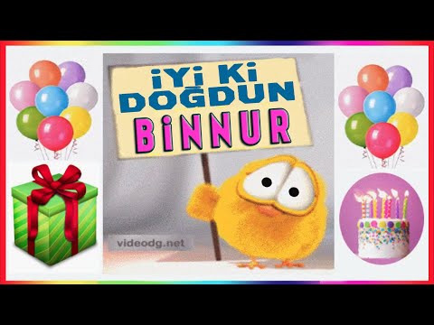 iyi ki doğdun BİNNUR