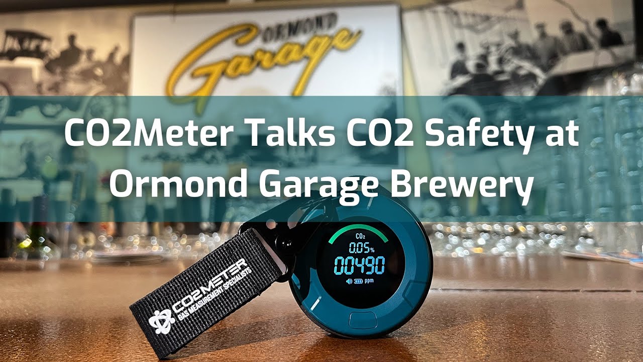 CO2Meter Talks CO2 Safety at Ormond Garage Brewery