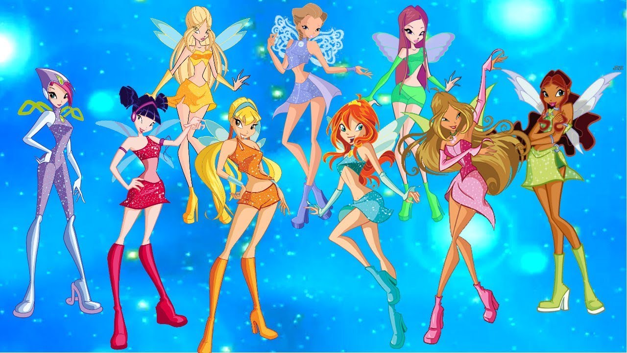 Winx Club Season 1 Full Magic Winx With Daphne Roxy And Faragonda