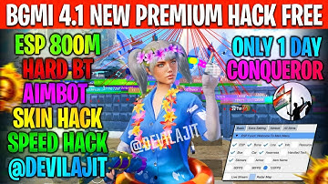 BGMI HACK 4.1 | BGMI 4.1 MOD APK | BGMI ESP HACK | BGMI NEW HACK TODAY | HOW TO HACK BGMI HACK
