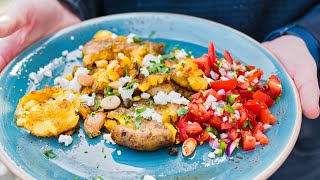 Kartoffeln zuhause? | Smashed Potatoes machen!