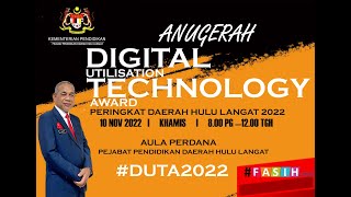 DIGITAL UTILISATION AND TECHNOLOGY AWARD #DUTA2022 PPD HULU LANGAT