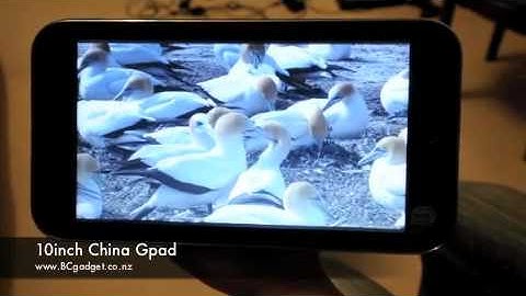 Testing China Gpad - HD Video