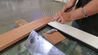 Euro Vista Fold: Remove Excess Sikaflex