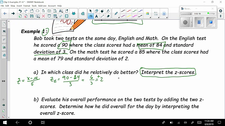 Z-Score Creation, Interpretation and Comparison  - Made Easy