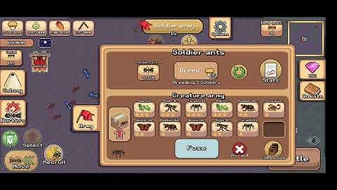 Battle with Red ants🐜 and Big Creatures🕷️... [Pocket Ants] | walkthrough part (13)-Kronam ⚓