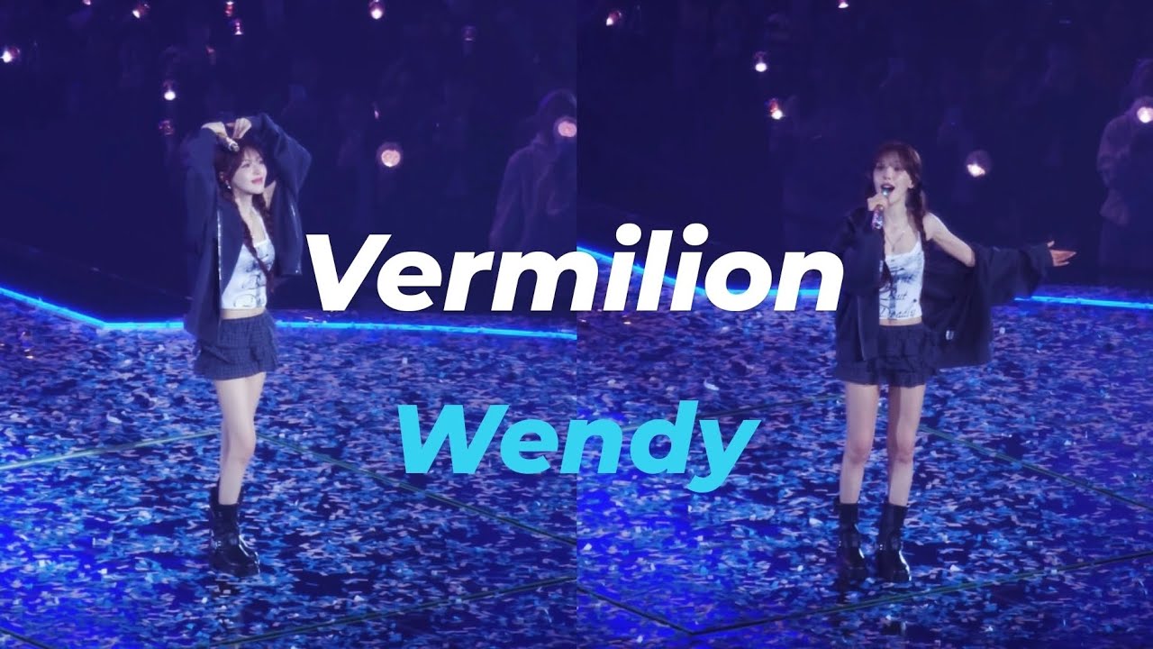 260301 웬디 Vermilion (앵앵콜) (Band Live Ver. full 세로캠) 2025-26 WENDY 1st WORLD TOUR [W:EALIVE] ENCORE