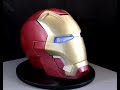 Impresión 3D casco de Iron Man y copia en fibra de vidrio (Mark 42)