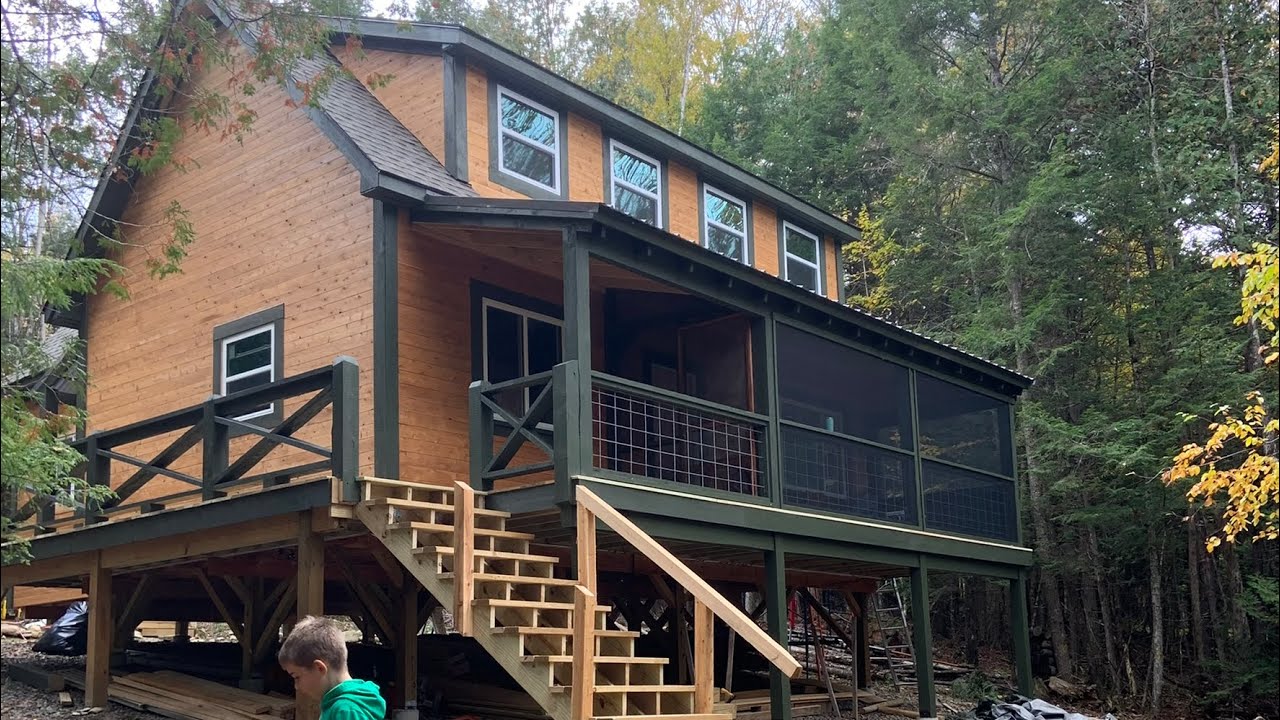 Season 2 off grid cabin build - YouTube