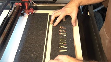 CNC Laser Cutter demo video