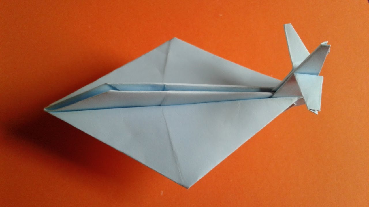 How to make A Origami F35 Fighter Plane Craft Times YouTube