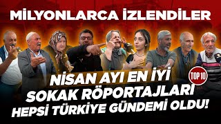 Tüm Türkiye Onları Konuştu! | İşte En Çok İzlenen En Çarpıcı 10 Viral Video! #sokakröportajları