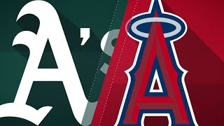 Angels hold off A's behind Heaney's 10 K's: 8\/29\/17