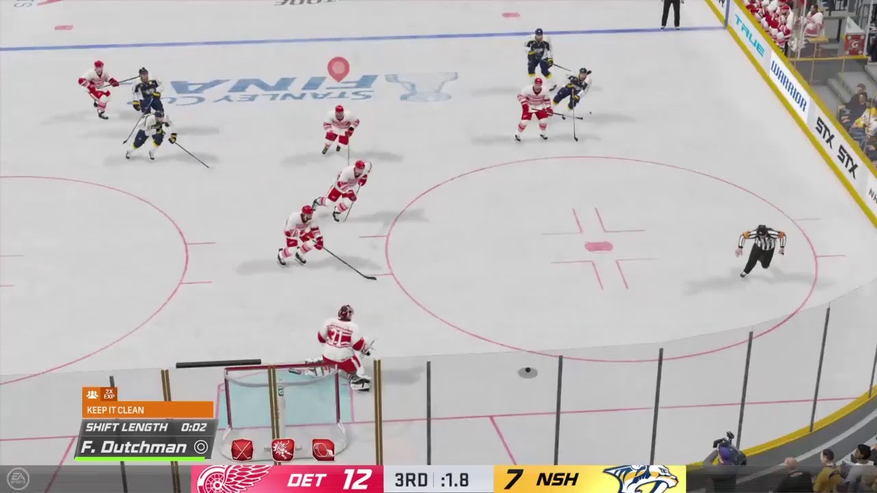 NHL 20 Be A Pro Detroit Red Wings Vs Nashville Predators (Stanley Cup