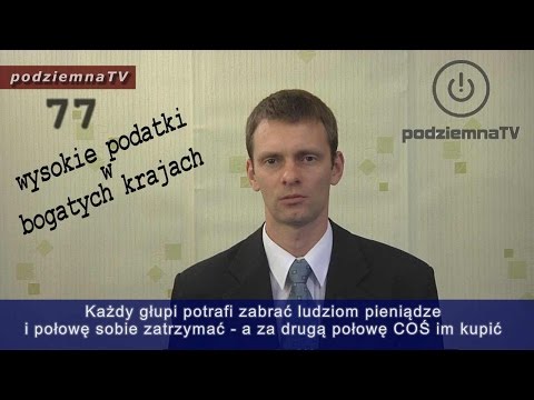 Czy w bogatych krajach są wyższe podatki?