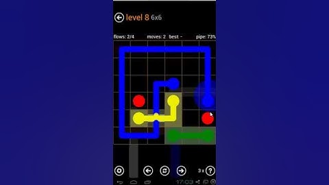 Flow Free - Bridges Pack 6 x 6 Level 8