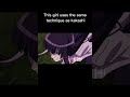 Girl Uses Same Jutsu As Kakashi Thousand Year Of Death Shorts Anime Naruto Animeshorts 