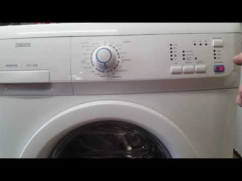 zanussi zwf14070w1 putting into test mode and reading error code