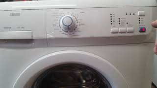 zanussi zwf14070w1 putting into test mode and reading error code