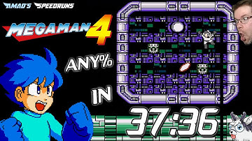 Megaman 4 Any% in 37:36