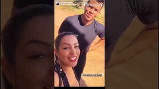 Sandra Mara Fernandes Posta Ao Lado De Eduardo Alves Para Dizer Que Está Voltando Aos Treinos