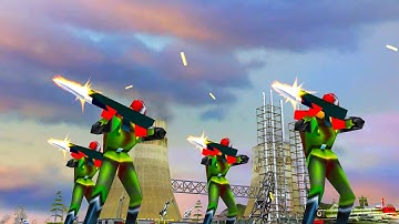 China’s Final Nuclear Site Under Massive US Bombardment | C&C Generals Zero Hour - Mission Map