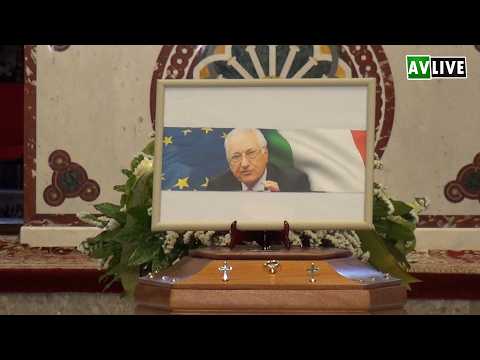 Il funerale di Giuseppe Gargani