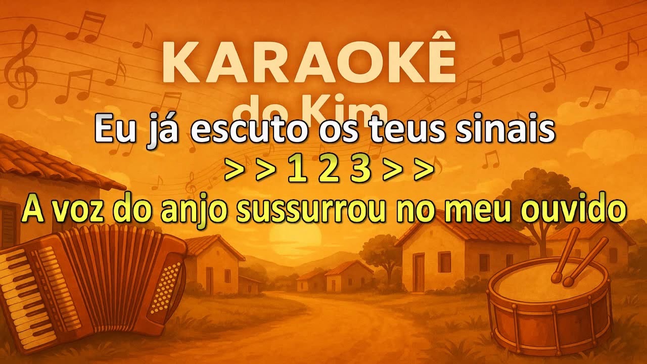 Anunciação – Karaokê Forró Xote | Alceu Valença | KARAOKÊ do Kim