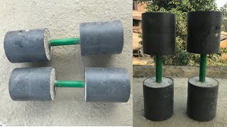 How to make homemade Dumbbells at home / Dilip fitness gym/