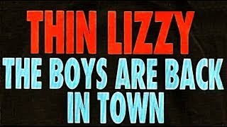 【レア】THIN LIZZY The Boys are Back in Town Thin Lizzy – The Boys Are Back In Town – Vinyl (7