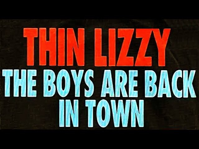 【レア】THIN LIZZY The Boys are Back in Town Thin Lizzy – The Boys Are Back In Town – Vinyl (LP