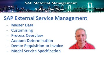 SAP External Service Management