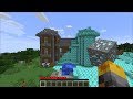 Minecraft DIAMOND HOUSE MOD / TRANSFORM ANY HOUSE IN TO DIAMOND !! Minecraft