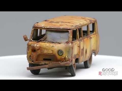 UAZ 452 buhanka rusty car Restoration #restoration #car #trending