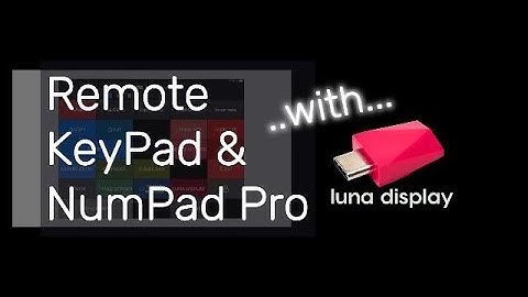 Waking your Luna Display Mac with Remote KeyPad & NumPad Pro & Apple Watch