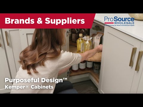 Purposeful Design Kemper Cabinets Prosource Wholesale