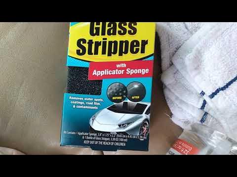 Stoner Invisible Glass 91411 Glass Stripper Water Spot Remover Kit 3.38  Ounce