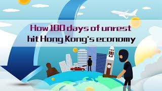 How 100 days of unrest hit hong kong's economy