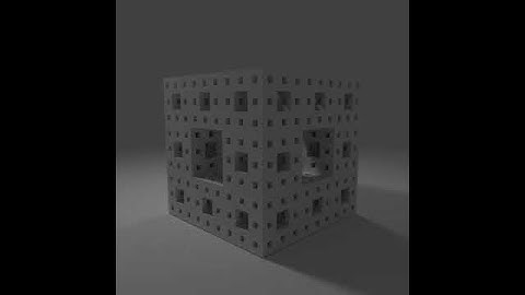 Cutting a mengel sponge