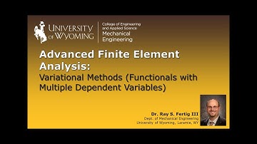 Variational Methods (Functionals with Multiple Dependent Variables)