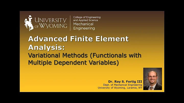Variational Methods (Functionals with Multiple Dependent Variables)