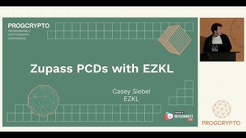 Zupass PCDs on EZKL | Casey Siebel | PROGCRYPTO