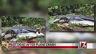 Pilot dead after Nash County plane crash